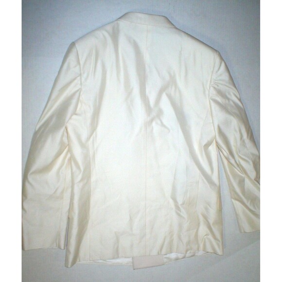 New NWT 54 Mens Tuxedo Suit Pants Jacket 44 Italy Valentino Cream White Designer - Picture 5 of 12